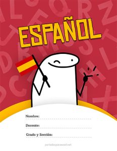 Portadas de español: fácil, con dibujo…. | GacetaFrontal©