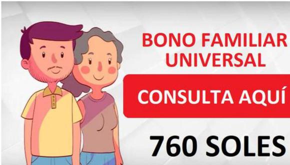 Impacto del Bono Familiar Universal beneficiarios