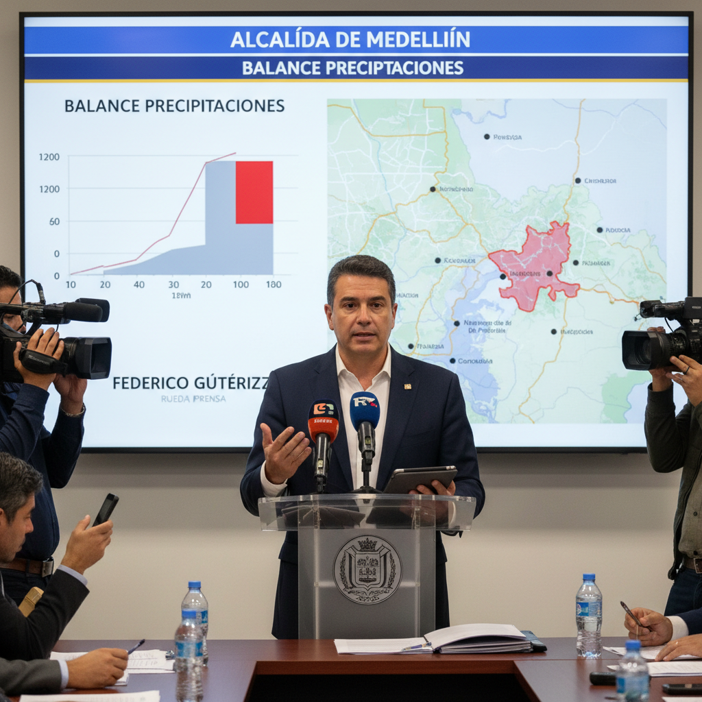 Lluvias en Medellín