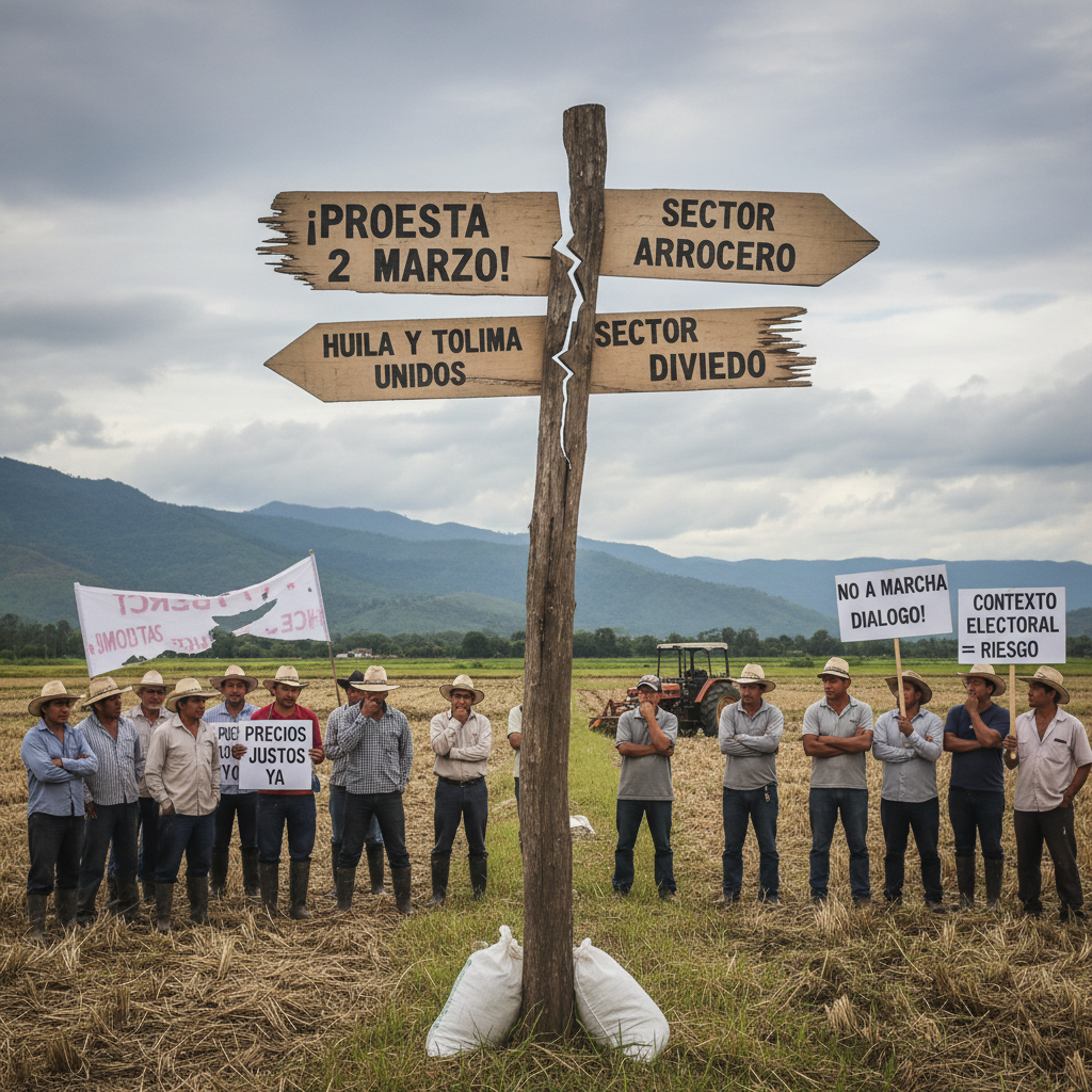 Paro arrocero Colombia