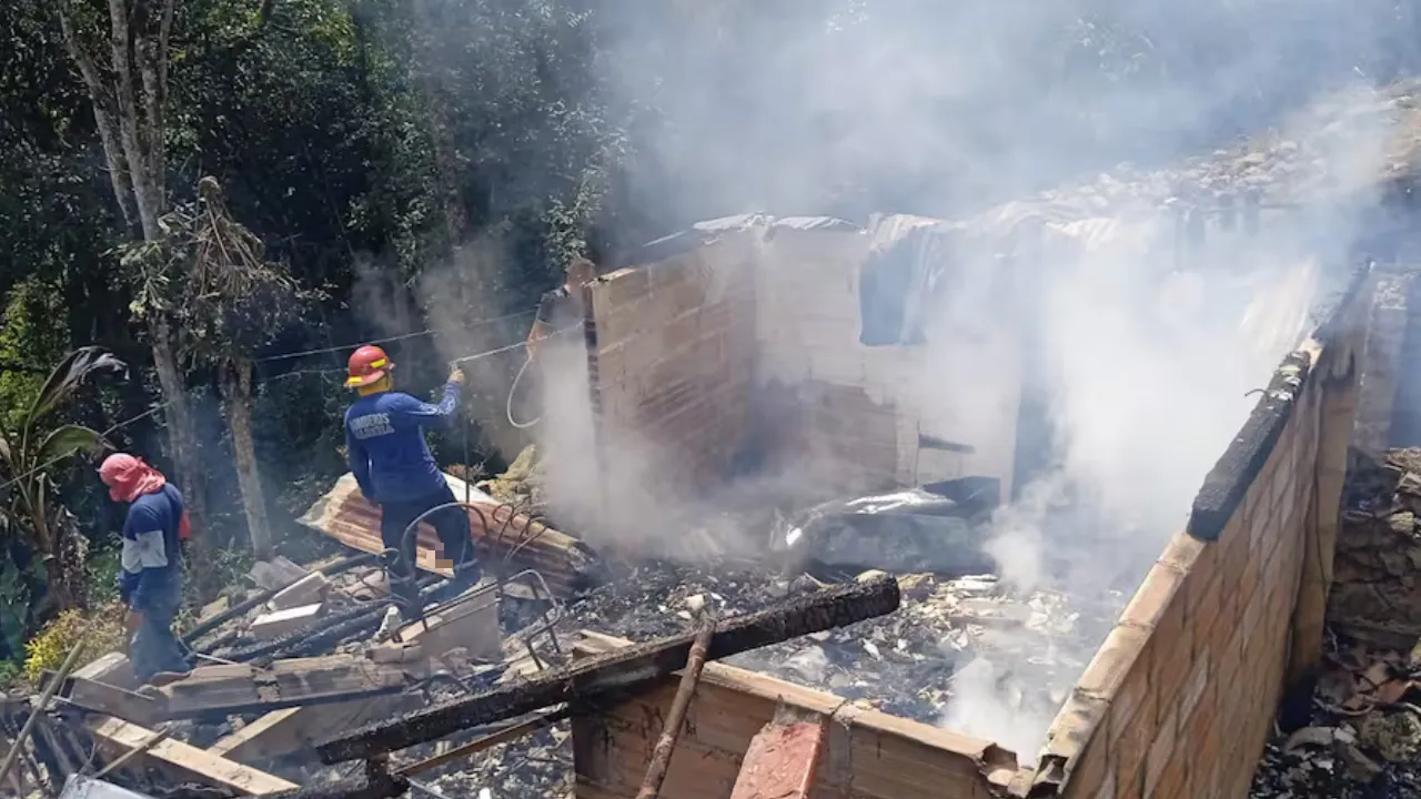 incendio Montebello Antioquia